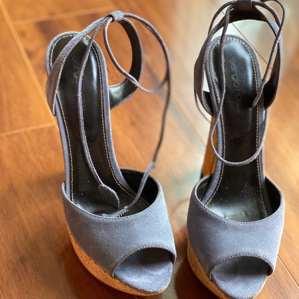 Sergio Rossi cork heels